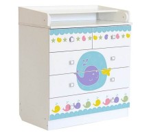 Комод пеленальный Polini kids Simple 1780 Морская история