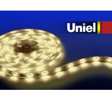 Лента светодиодная Uniel ULS-3528 ULS-3528-60LED/m-8mm-IP33-DC12V-4,8W/m-3M-WW катушка в герметичной упаковке