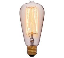 Лампа накаливания Sun Lumen ST64 E27 40Вт 2200K 051-910