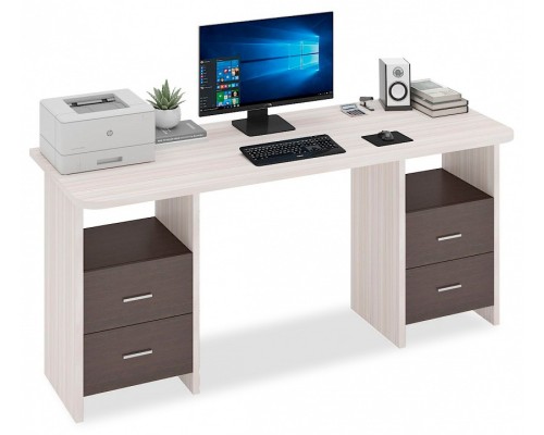 Стол письменный Домино Lite СКЛ-Прям170Р+2ТЯЛ