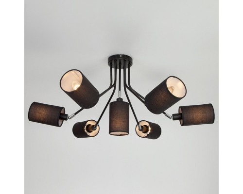 Потолочная люстра Eurosvet Duetto 70072/7 черный