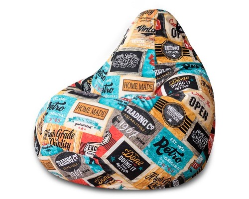 Кресло-мешок Лейбл Жаккард L