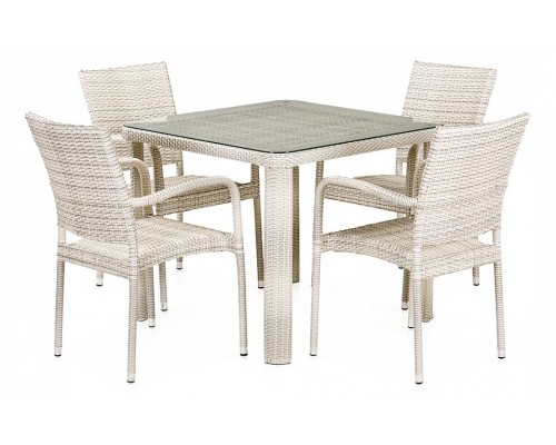 Набор уличный T341A/Y376A-W85-90x90 4Pcs Latte