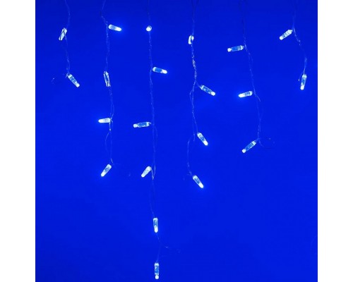 Бахрома световая [2.4x0.6 м] Edge ARD-EDGE-CLASSIC-2400x600-CLEAR-88LED-STD BLUE (230V, 6W)