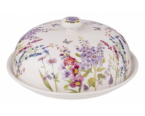 Блюдо с крышкой (23 см) Лаванда 104-851