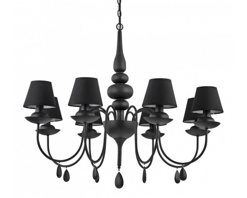 Подвесная люстра Ideal Lux Blanche BLANCHE SP8 NERO