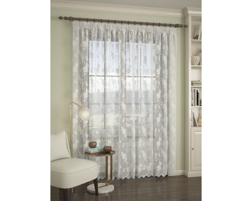 Гардина (300x260 cм) 1 шт. Цветы