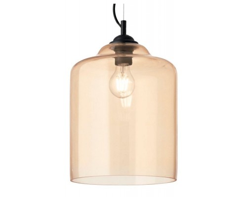 Подвесной светильник Ideal Lux Bistro BISTRO SP1 SQUARE AMBRA