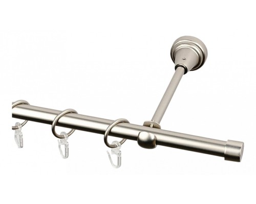 Карниз (280 см) Комплектный Матовый никель