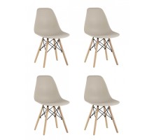 Набор из 4 стульев Eames
