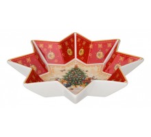 Блюдо (26.5x5 см) Елка 85-1741