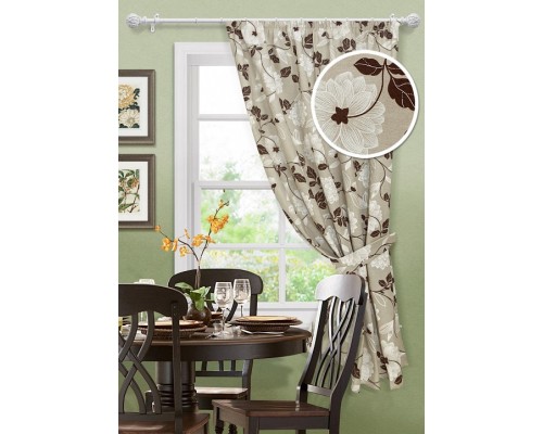 Портьера (136x175 см) 1шт. Talia-K