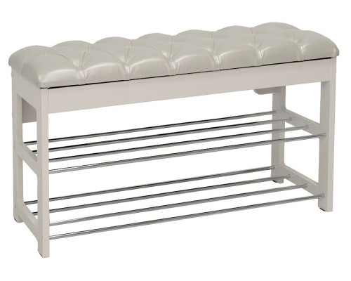 Банкетка-стеллаж для обуви Грейс