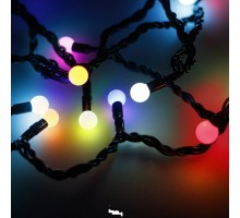 Гирлянда нить [5 м] Ball ARD-BALL-CLASSIC-D13-5000-BLACK-50LED RGB (230V, 3.5W)