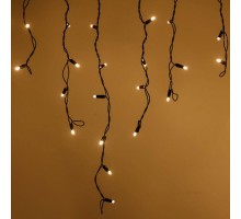 Бахрома световая [2.4x0.6 м] Edge ARD-EDGE-CLASSIC-2400x600-BLACK-88LED-STD WARM (230V, 6W)