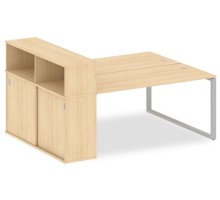 Стол письменный Metal System БО.РС-СШК-2.4 Т