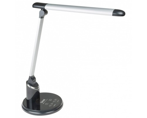 Настольная лампа офисная Uniel TLD-517 TLD-517 Silver-Black/LED/900Lm/2700-6400K/Dimmer
