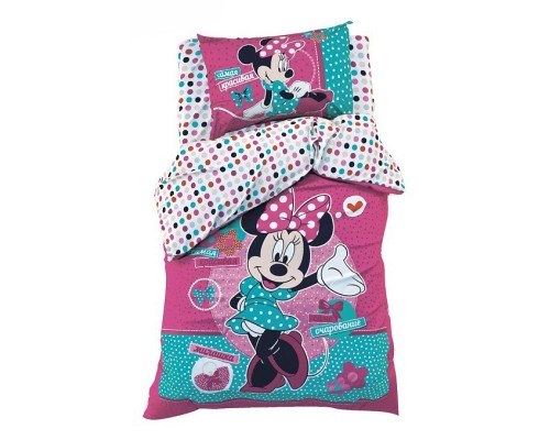 Постельное белье полутораспальное Минни Маус