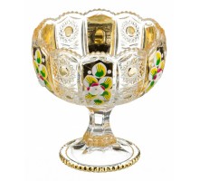 Чаша декоративная (12.5х13 см) Gold Glass 195-109