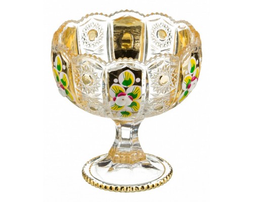 Чаша декоративная (12.5х13 см) Gold Glass 195-109