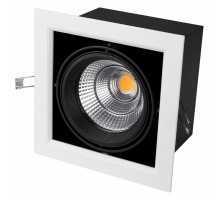 Встраиваемый светильник Arlight CL-KARDAN-S190x190-25W White6000 (WH-BK, 30 deg) 026500