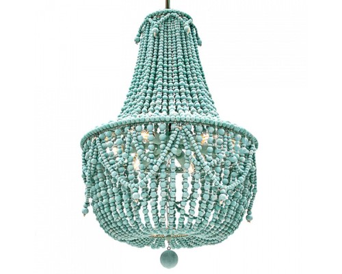 Подвесная люстра Imperiumloft Chanteuse Chandelier Turquoise 40.1993-1