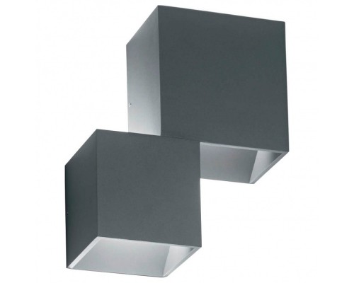 Накладной светильник Ideal Lux Rubik RUBIK AP2 ANTRACITE 4000K