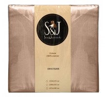 Простыня евростандарт S&J S