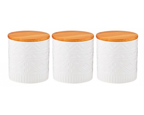 Набор из 3 банок для пищевых продуктов Art 490-385
