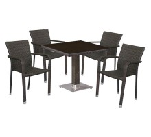 Набор уличный T605SWT/A2001B-W53 Brown 4Pcs