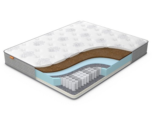 Матрас полутораспальный Comfort Duos Soft/Middle (Grey) 2000х1200