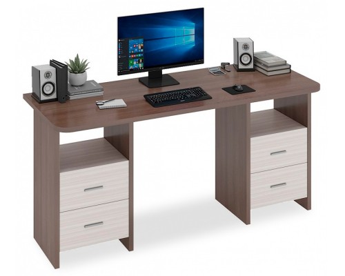 Стол письменный Домино Lite СКЛ-Прям160Р+2ТЯЛ