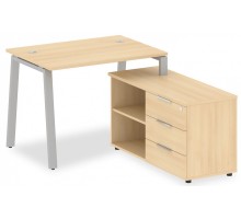 Стол письменный Metal System БА.РС-СТС-2.1 (R)