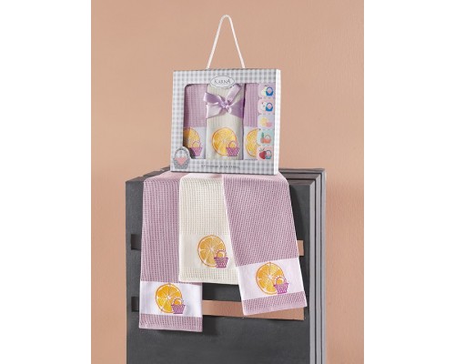 Набор из 3 полотенец для кухни (45x65 см) Panier