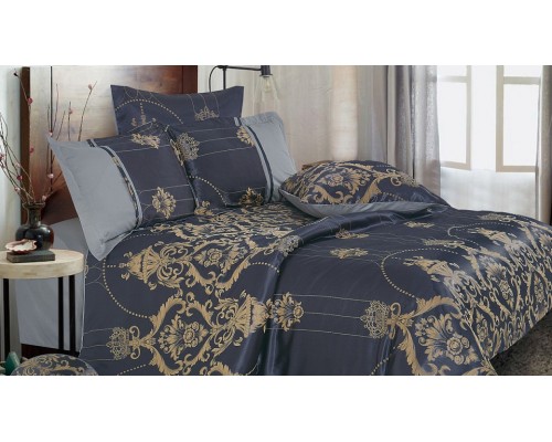Постельное белье евростандарт Satin jacquard