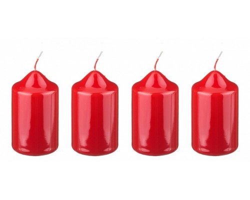 Набор из 4 свечей декоративных Новый год 348-448