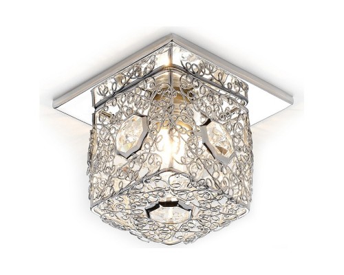 Встраиваемый светильник Ambrella Glass D1003 CH CL