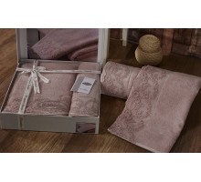 Набор из 2 полотенец для ванной ELINDA