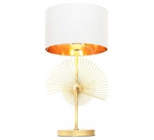 Настольная лампа декоративная LUMINA DECO Fonti LDT 5534 GD+WT