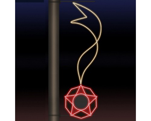 Панно световое День Победы [0.6x1.8 м] RL-KN-9-7-WWR