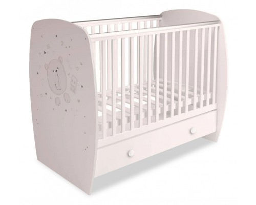 Кроватка Polini kids French 710 Teddy с ящиком