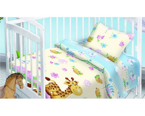 Постельное белье детское Веселый Жирафчик