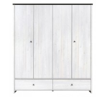 Шкаф платяной Порто SZF4D2S