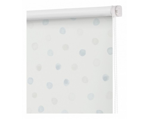 Штора рулонная (160x160 см) Блэкаут Горошек