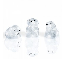 Комплект из 3 зверей световых (20 см) Медвежата 513-266