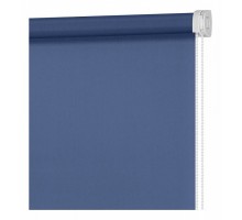 Штора рулонная (40x160 см) Плайн Полуночный Синий