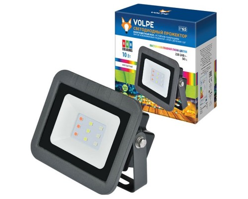 Светильник на штанге Volpe ULF-Q511 ULF-Q511 10W/RGB IP65 220-240В BLACK картон