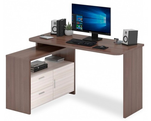 Стол письменный Домино Lite СКЛ-ПРЯМ130Р+ТБЛ