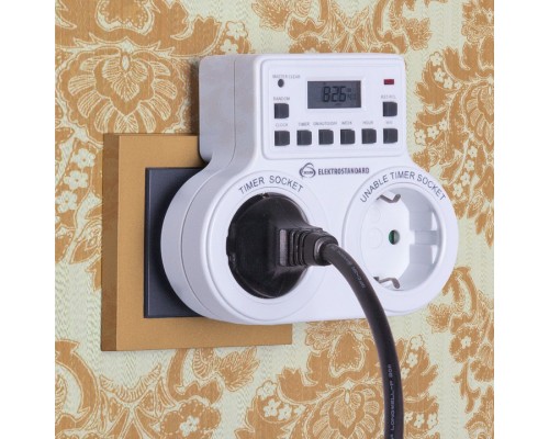 Розетка с таймером Elektrostandard TMH-E-5 a026138