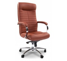 Кресло компьютерное Chairman 480 коричневый/хром, черный